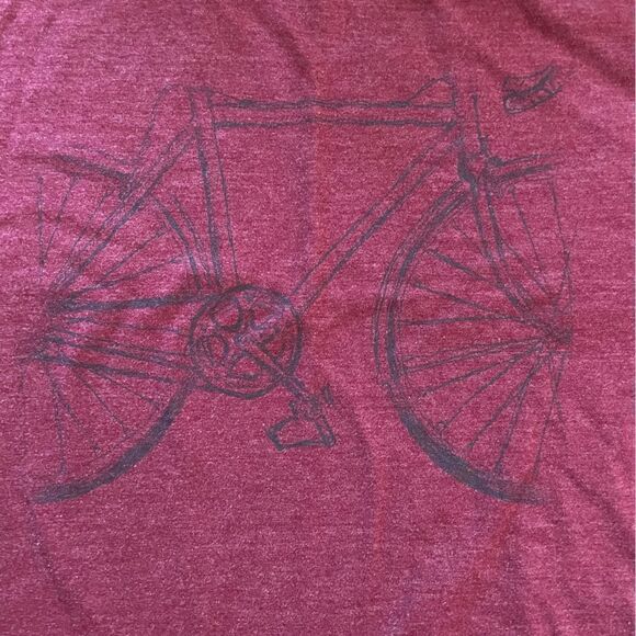 Banana Republic Bicycle Screenprint T-shirt Size Large - Picture 2 of 3